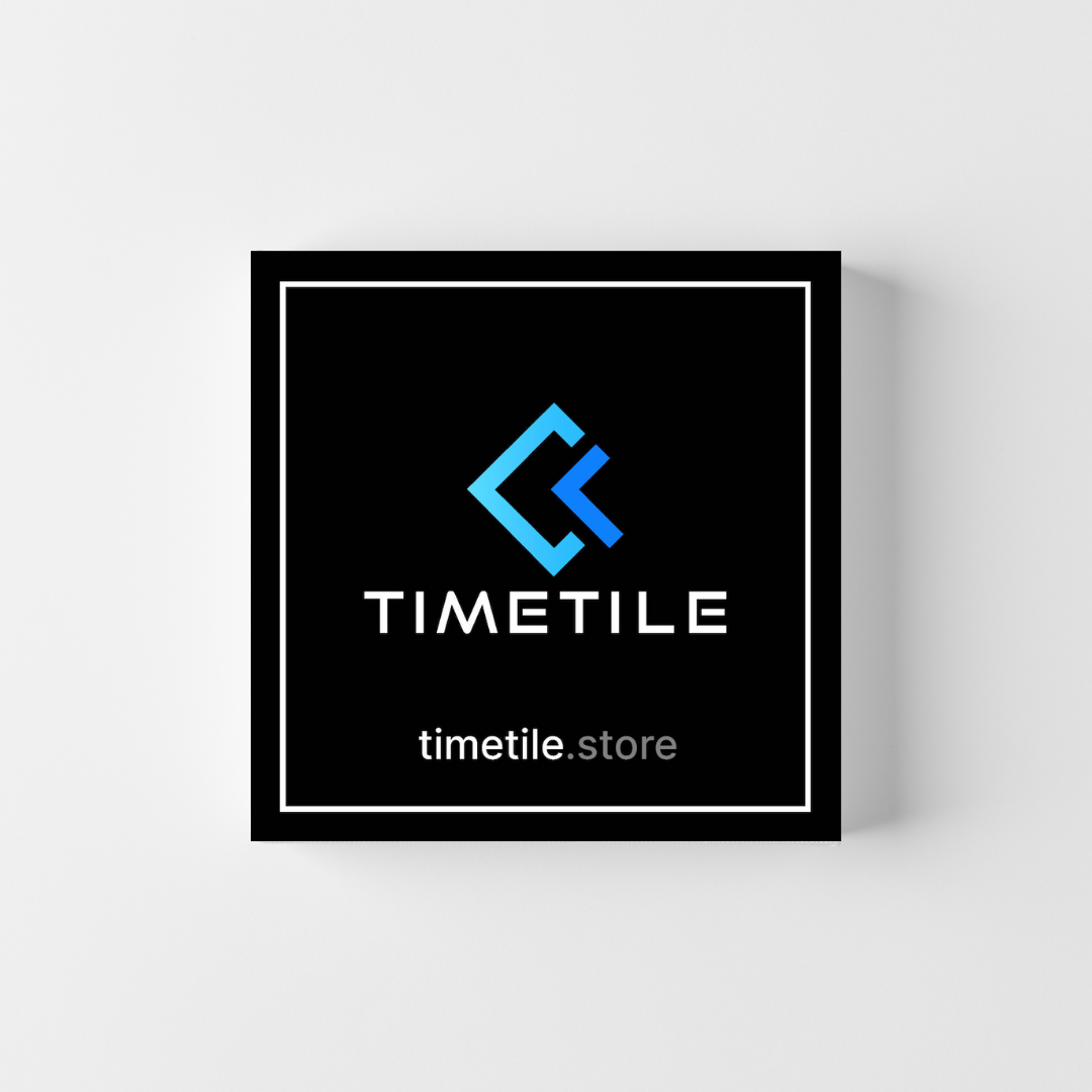 Midnight TimeTile - 6x6CM